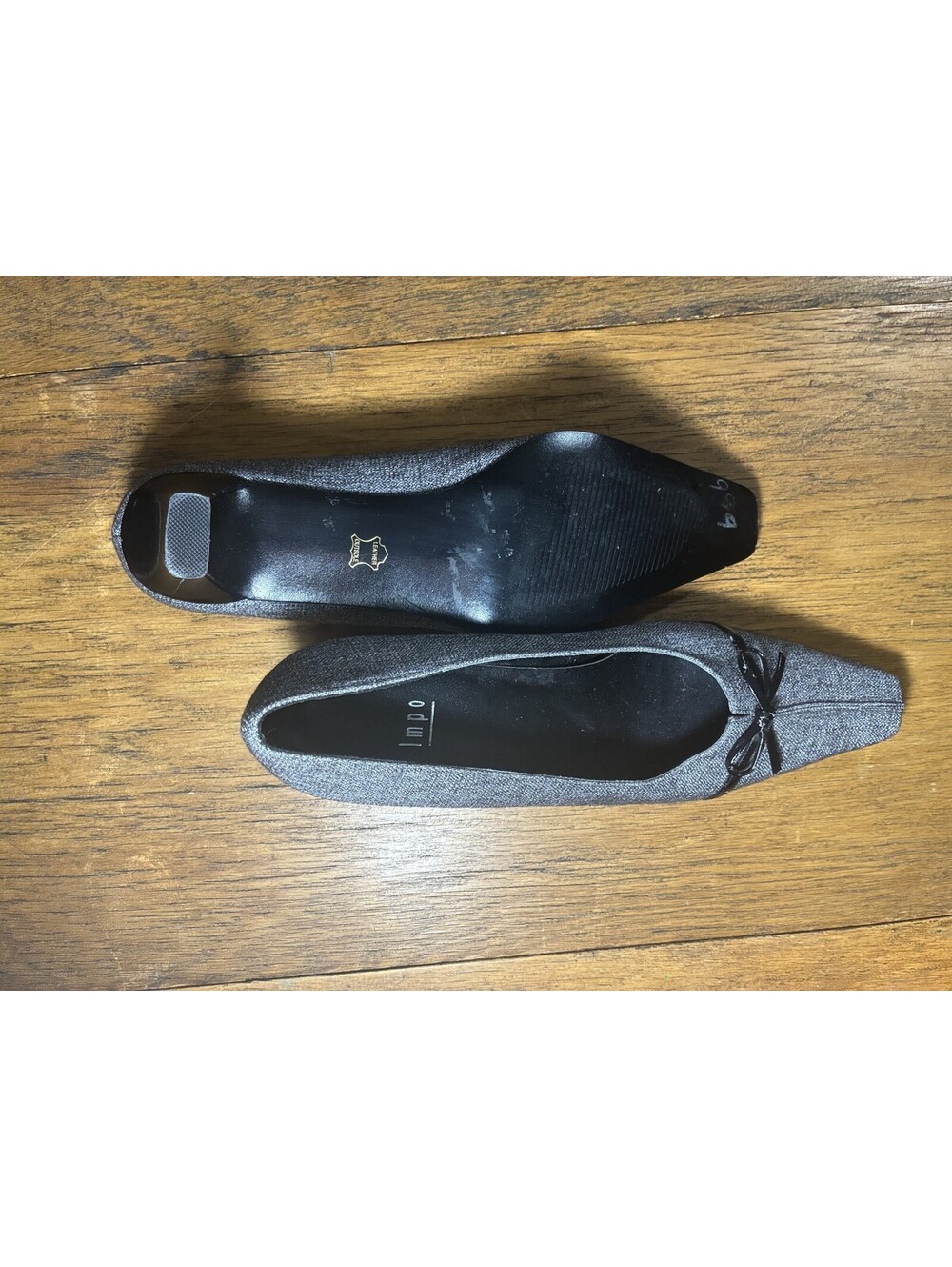 Impo women's heels square toe patent bow and heal 10